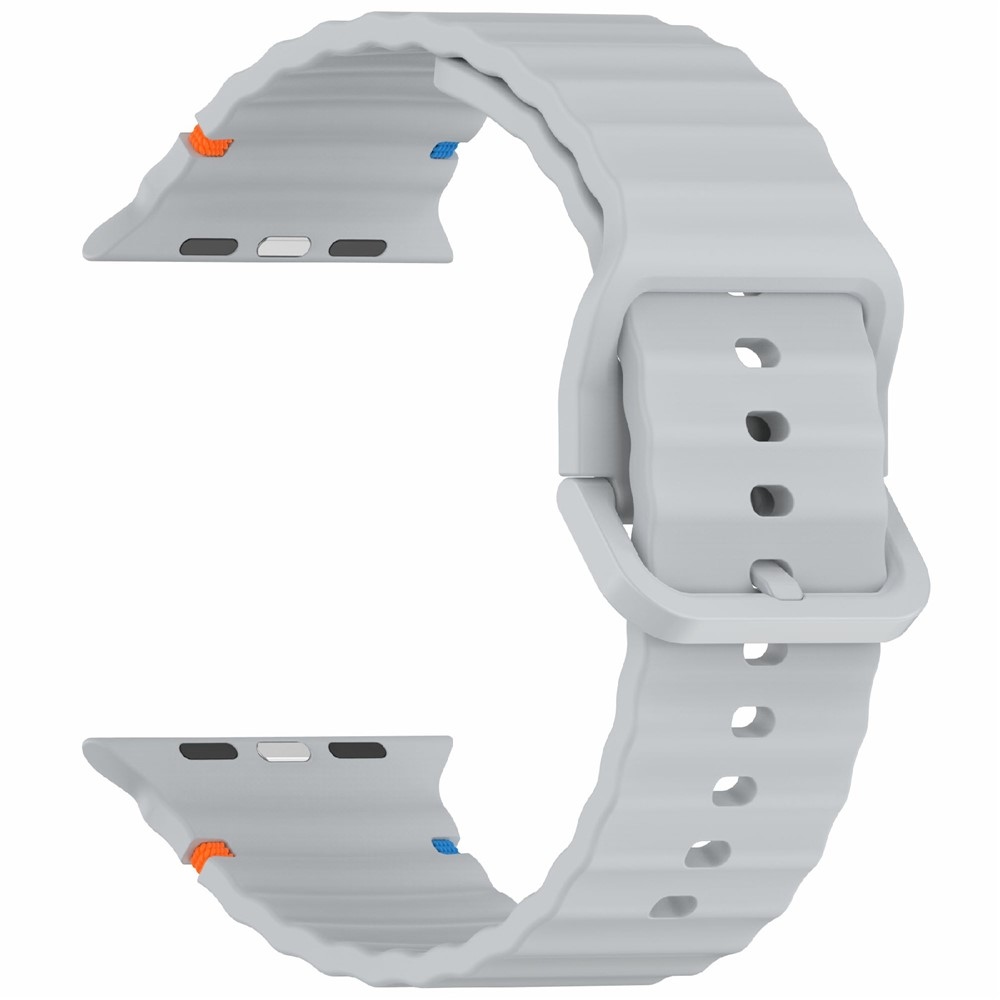 Sweaty silikónový remienok na Apple Watch Ultra 4/3/2/1 49mm/12/11/10 46mm - šedý