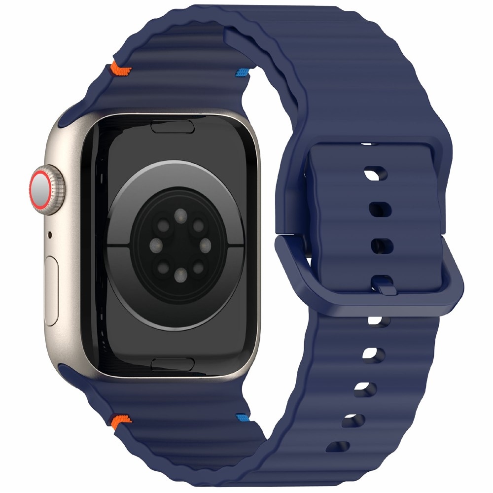 Sweaty silikónový remienok na Apple Watch Ultra 4/3/2/1 49mm/12/11/10 46mm - tmavomodrý