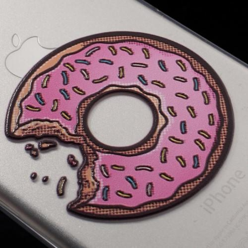 Sweet gélový obal na iPhone 6s a 6 -nakousnutý donut