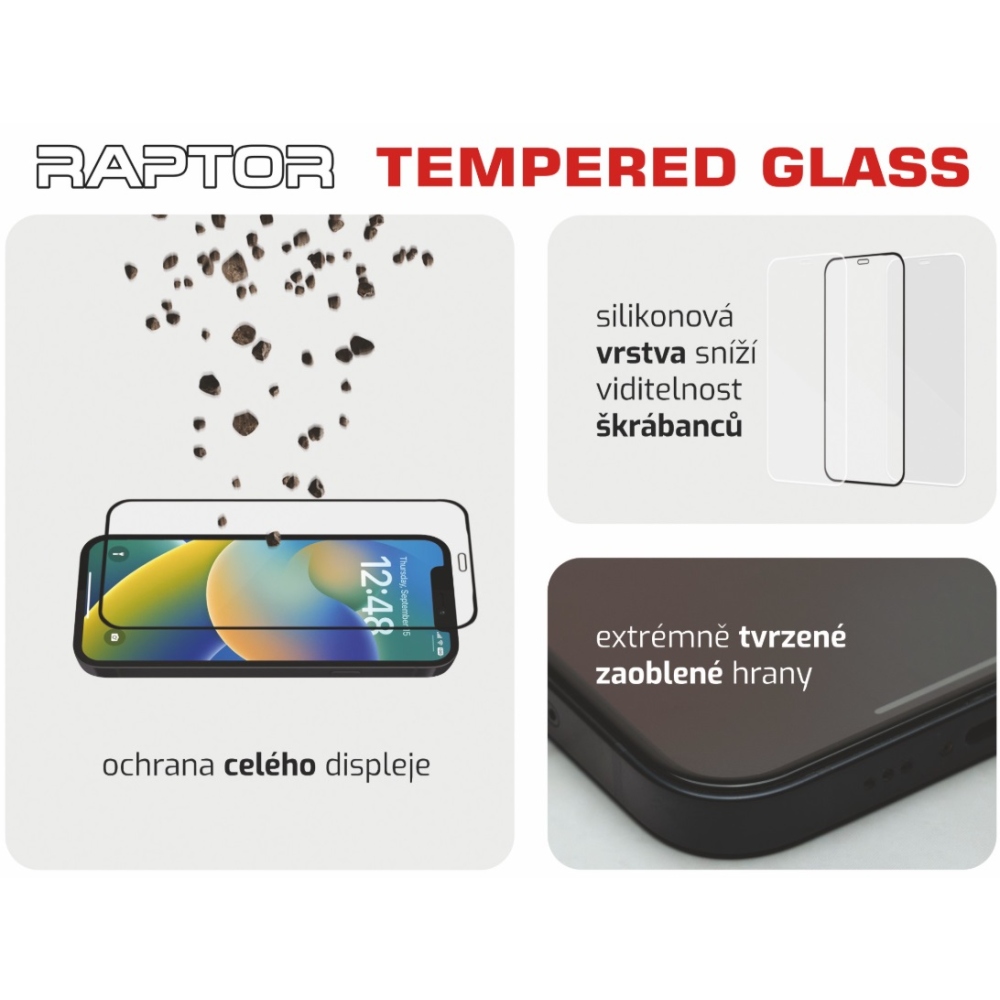 Swissten 3D Raptor Diamond celoplošné tvrdené sklo na iPhone 16 Pro Max