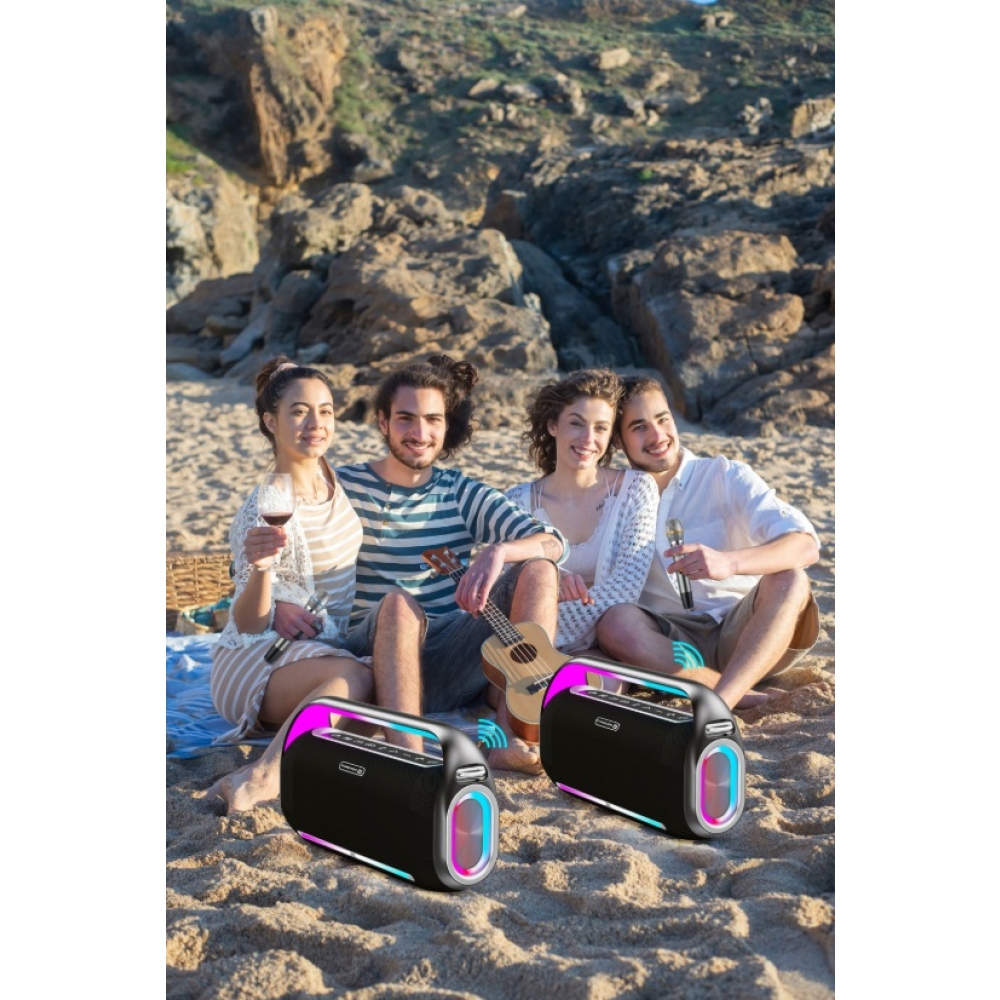 SWISSTEN Bluetooth reproduktor Harmony 200W - čierny