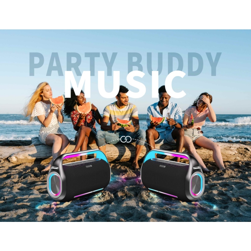 SWISSTEN Bluetooth reproduktor Harmony 300W - čierny