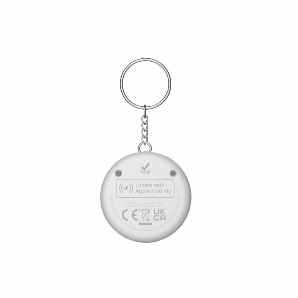 Swissten šikovný lokátor Find Tag s funkciou Apple Find My - biely