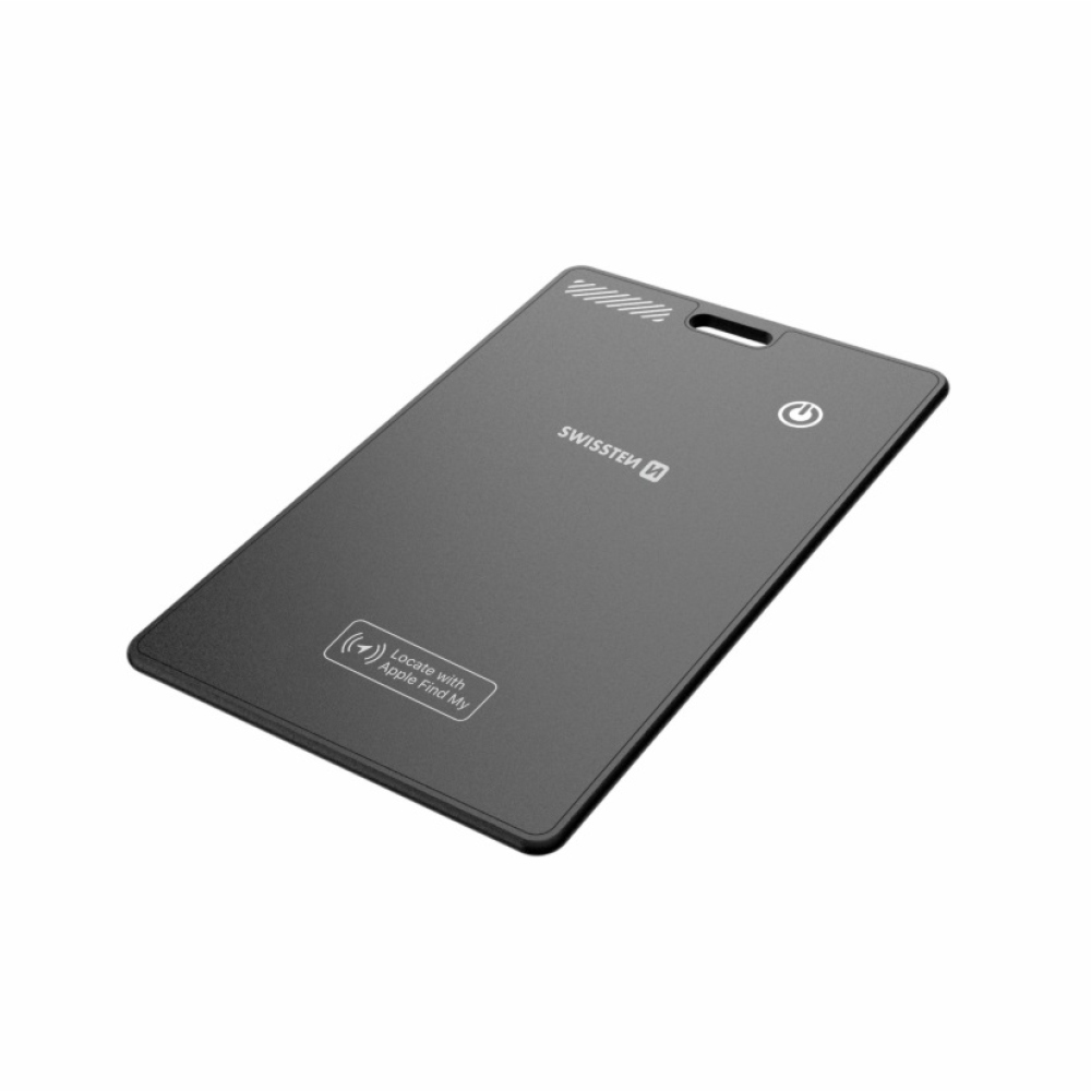Swissten šikovný lokátor s funkciou Apple Find My - čierny