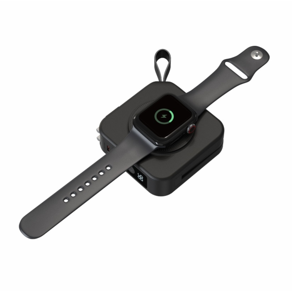 Swissten powerbanka All-in-one Pro s vymeniteľnými vidlicami (USA, EU, UK) 10000 mAh 20 W - čierna