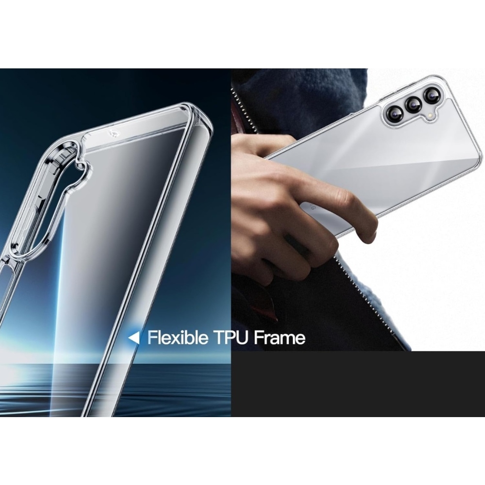 Swissten priehľadný gélový obal na Samsung Galaxy S26+ - priehľadný