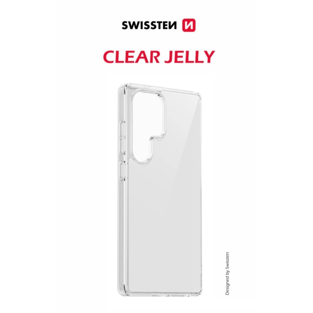 Swissten priehľadný gélový obal na Samsung Galaxy S26 Ultra - priehľadný