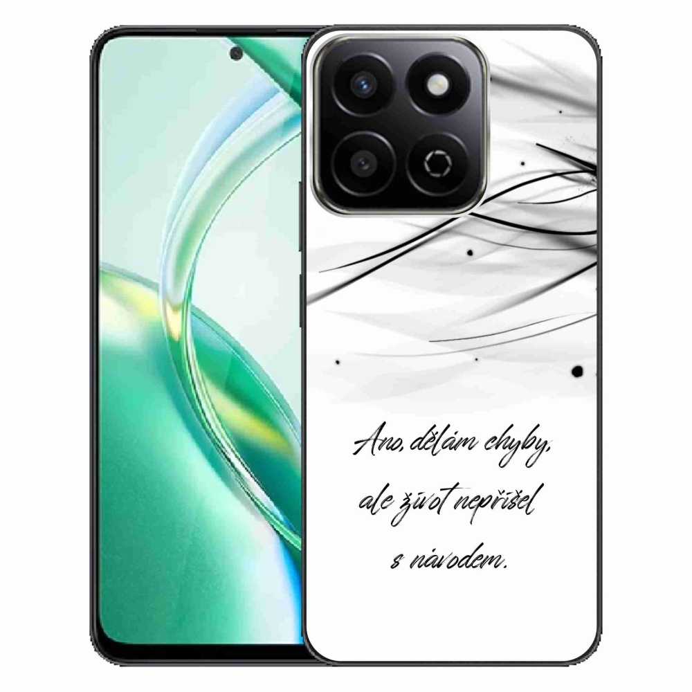 Gélový kryt mmCase na Honor 200 Smart 5G - citát biele pozadie