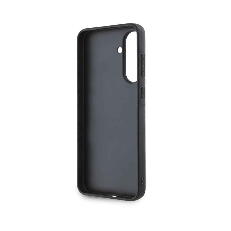 Karl Lagerfeld PU Saffiano Metal Karl and Choupette Zadný Kryt pre Samsung Galaxy A56 Black