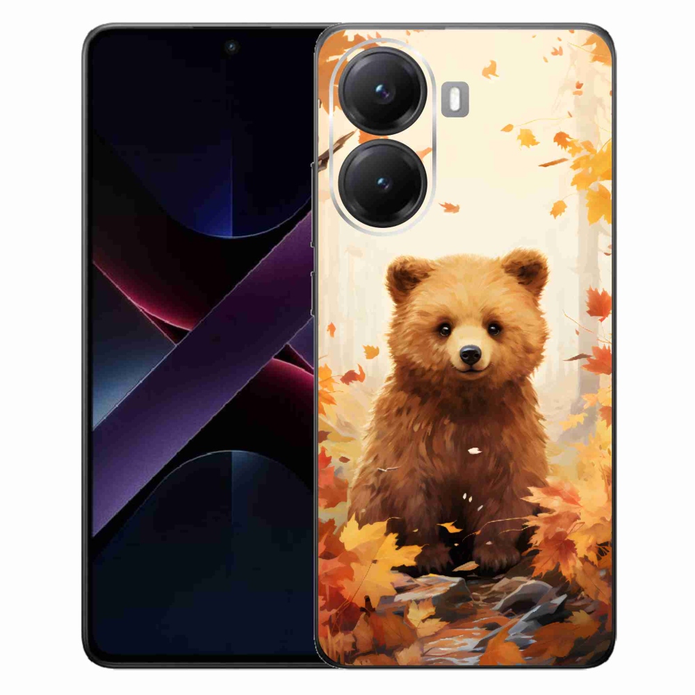 Gélový kryt mmCase na Xiaomi Poco X7 Pro 5G - medveď v lese