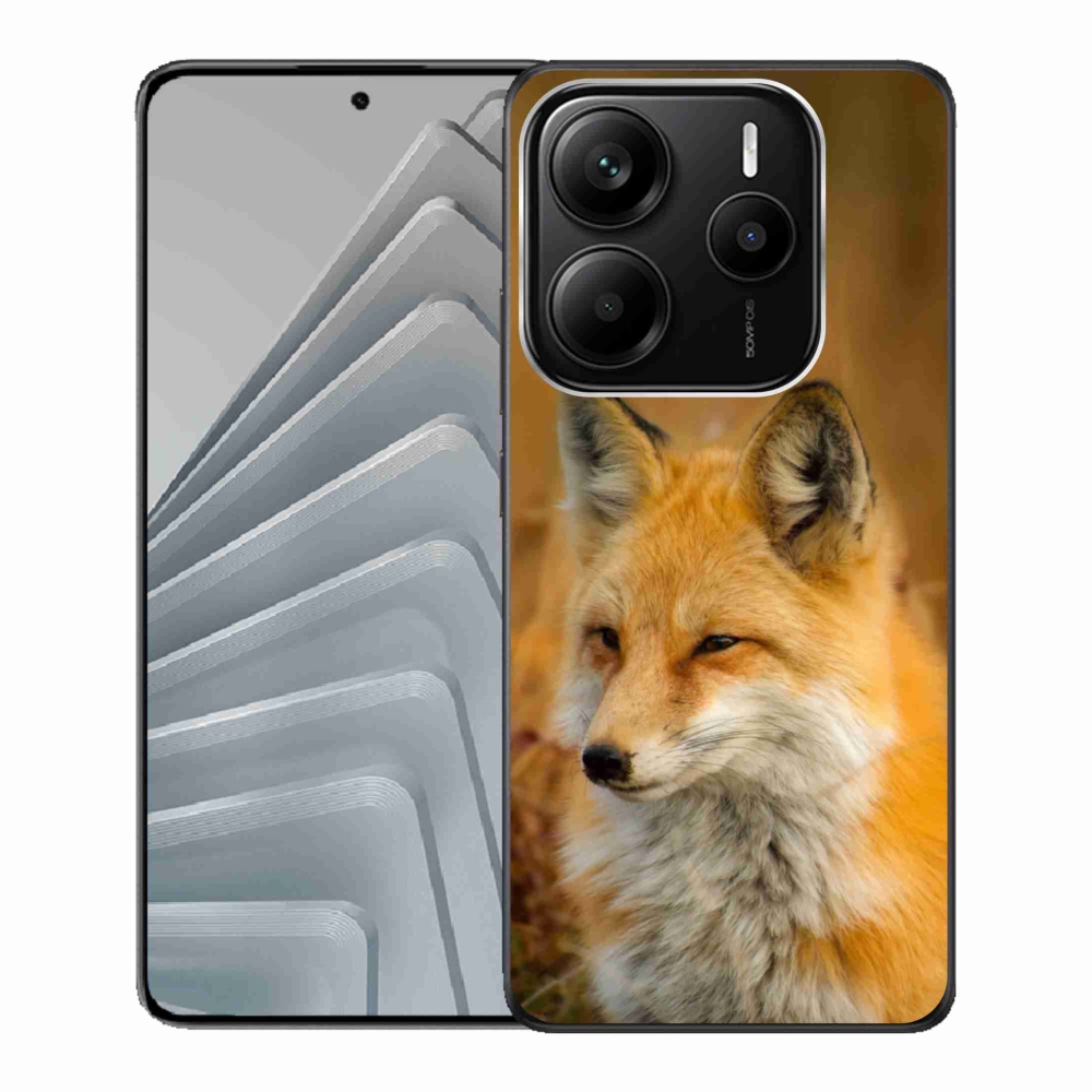 Gélový kryt mmCase na Xiaomi Redmi Note 14 5G - líška