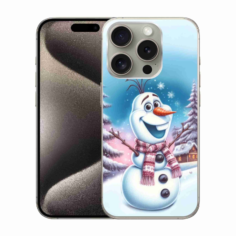 Gélový kryt mmCase na iPhone 15 Pro - ľadové kráľovstvo