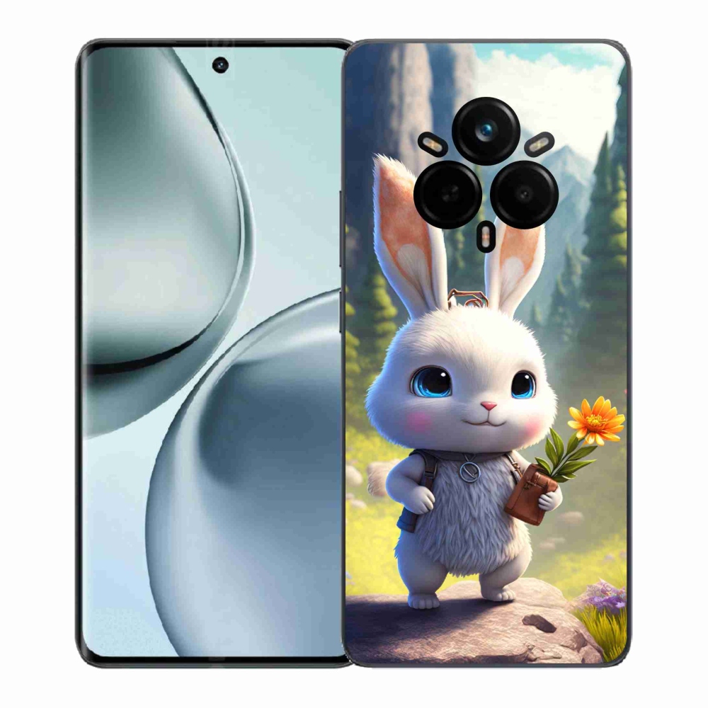 Gélový kryt mmCase na Realme 14 Pro+ 5G - roztomilý zajačik