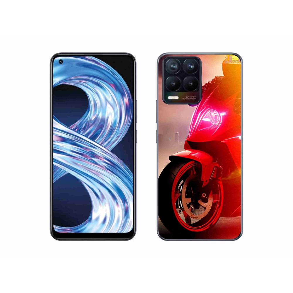 Gélový kryt mmCase na Realme 8 Pro - motorka