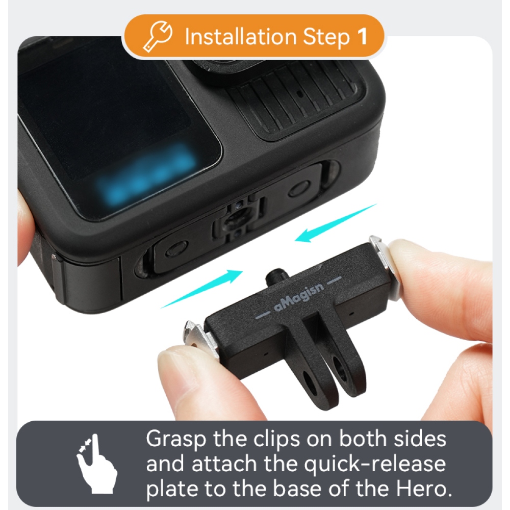 Magnetická rýchloupínacia základňa AMAGISN pre GoPro Hero13