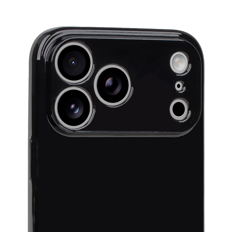 OBAL:ME Lesklé puzdro pre Apple iPhone 18 Pro Max, čierne