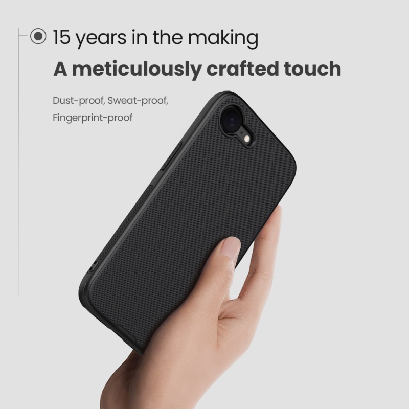 Nillkin Super Frosted PRO Magnetic Zadný Kryt pre Apple iPhone 16e Black
