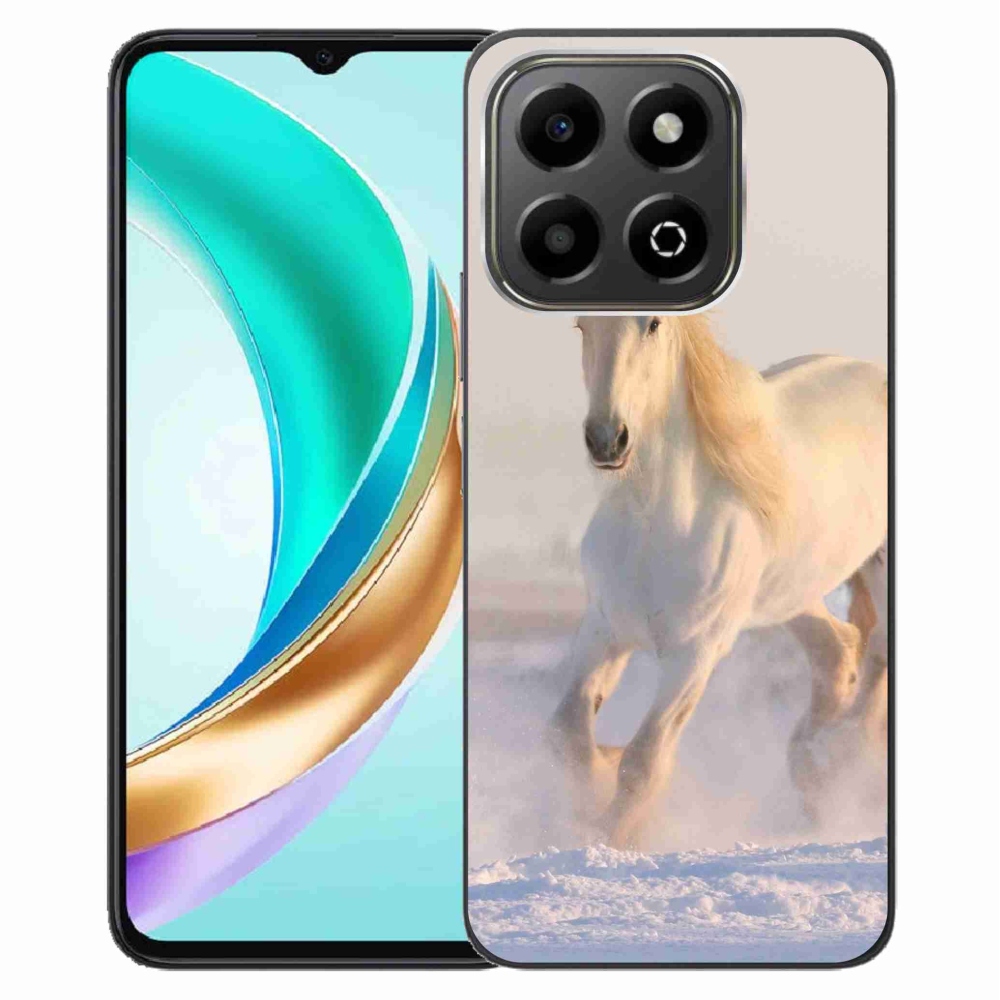 Gélový kryt mmCase na Honor X6b - kôň v snehu