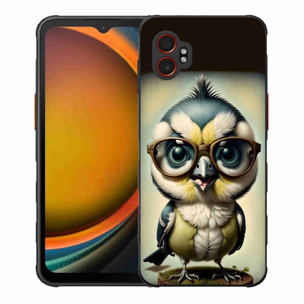 Gélový kryt mmCase na Samsung Galaxy Xcover 7 Pro - mláďa s okuliarmi