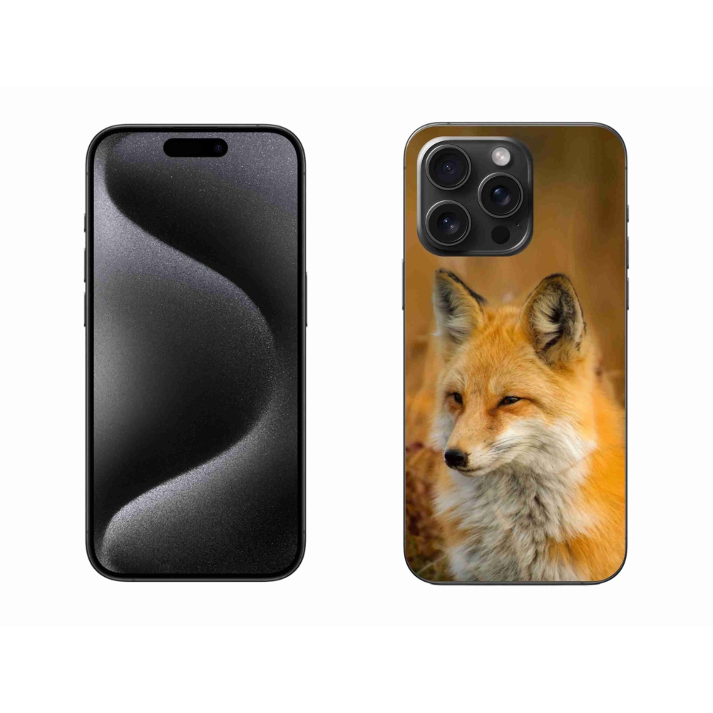 Gélový kryt mmCase na iPhone 15 Pro Max - líška