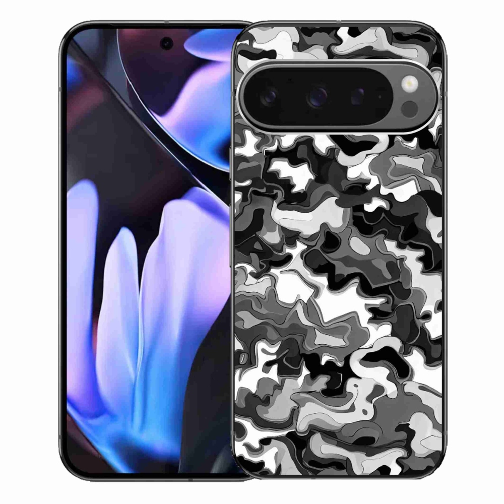 Gélový kryt mmCase na Google Pixel 9 Pro XL - maskáčový vzor 3