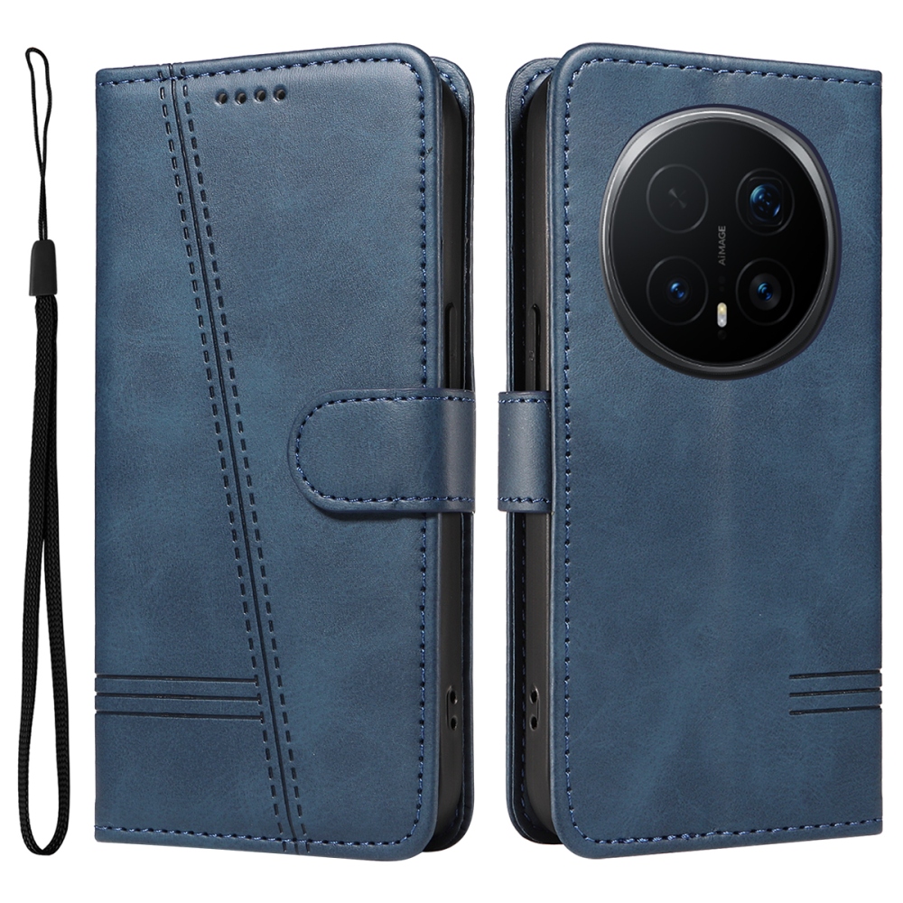 T-Shape knižkové puzdro na Honor Magic 8 Pro 5G - modré