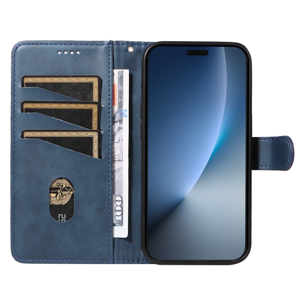 T-Shape knižkové puzdro na Honor Magic 8 Pro 5G - modré