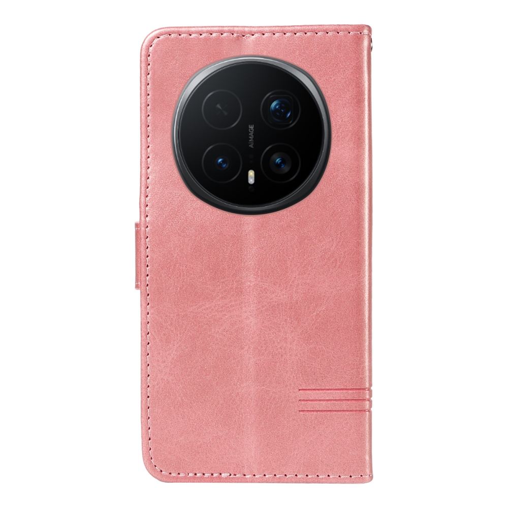 T-Shape knižkové puzdro na Honor Magic 8 Pro 5G - ružovozlaté