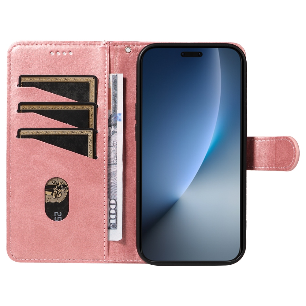 T-Shape knižkové puzdro na Honor Magic 8 Pro 5G - ružovozlaté