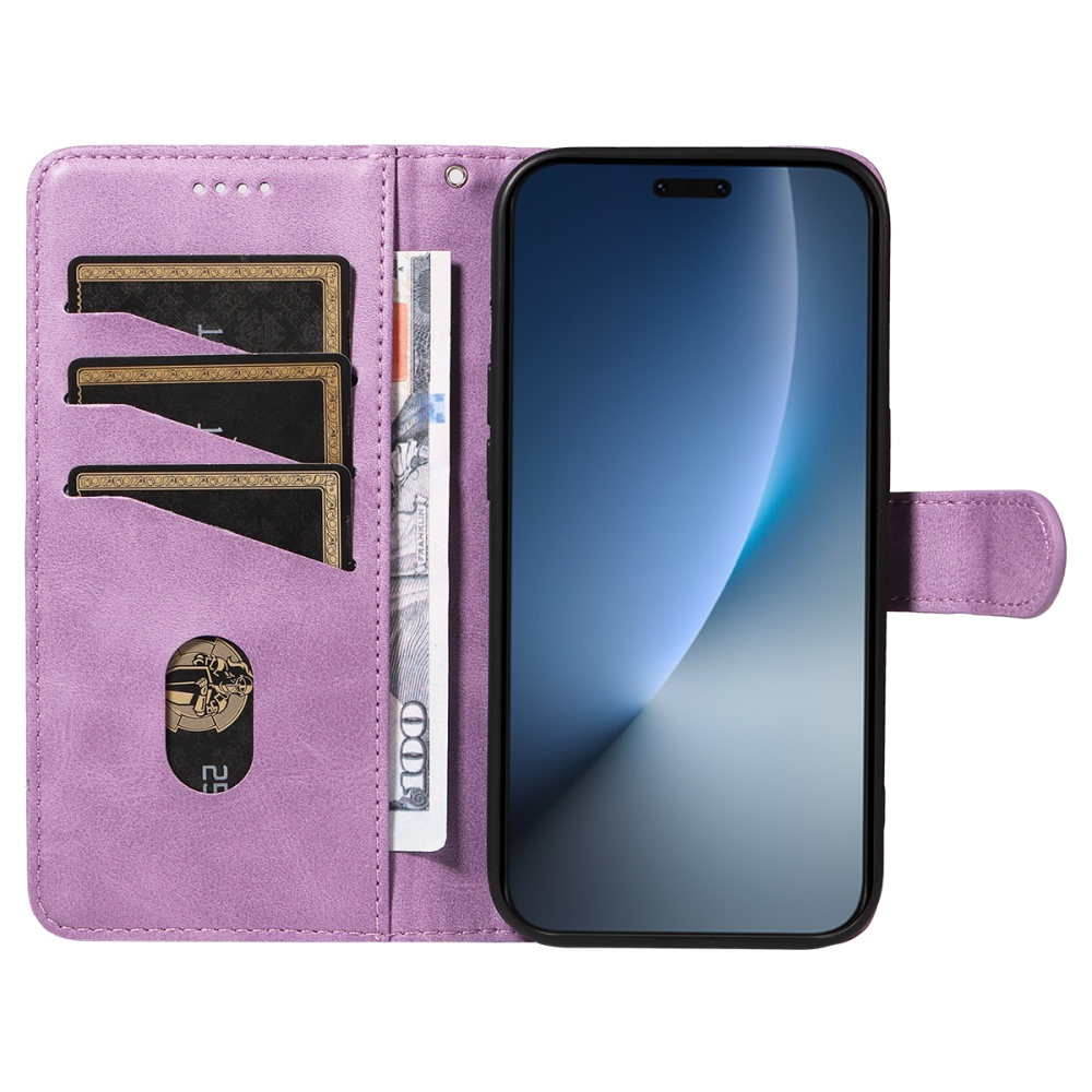 T-Shape knižkové puzdro na Honor Magic 8 Pro 5G - svetlofialové