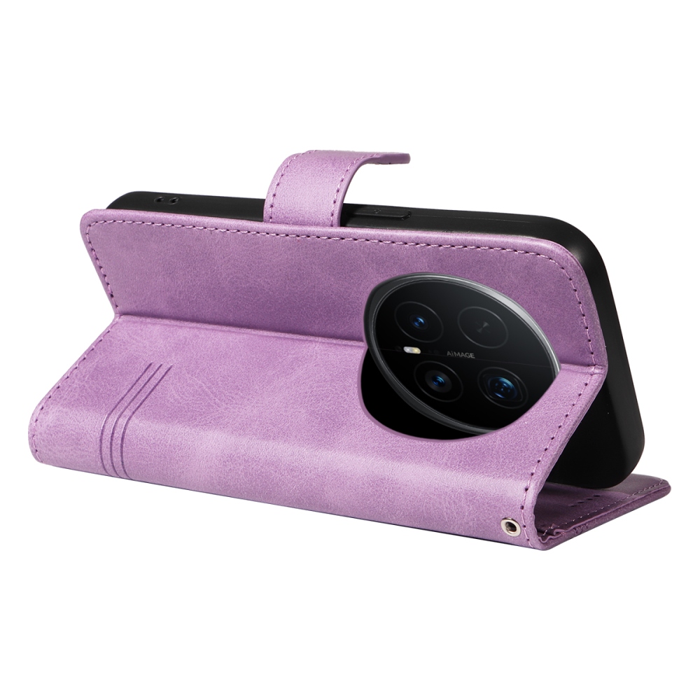 T-Shape knižkové puzdro na Honor Magic 8 Pro 5G - svetlofialové