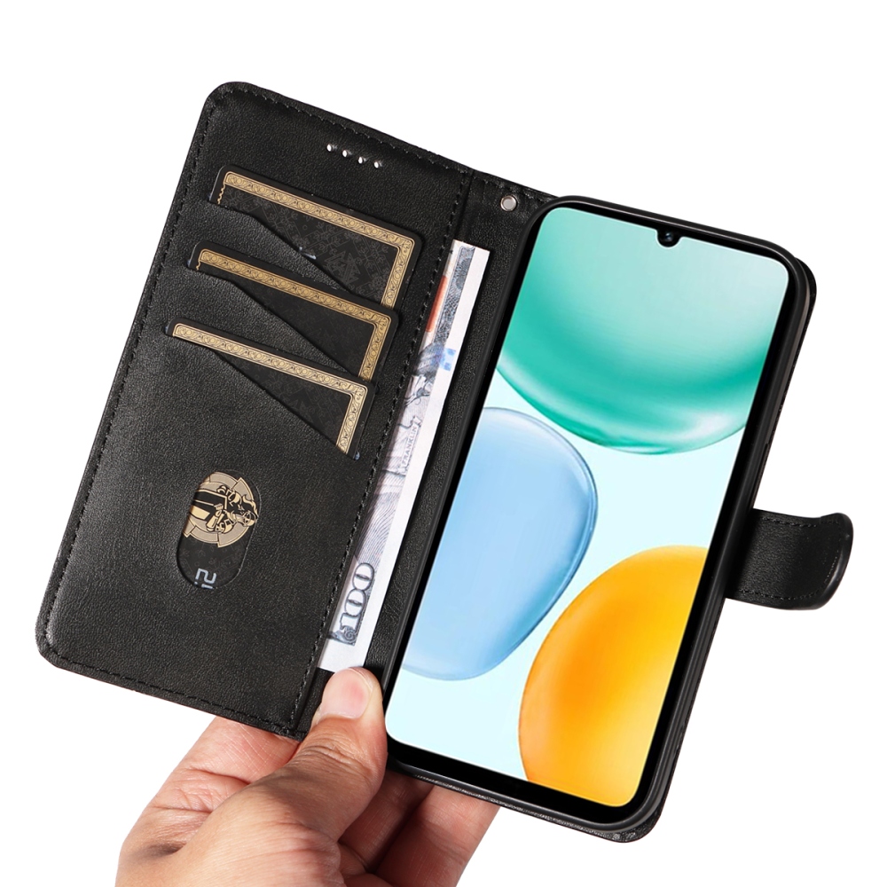 T-Shape knižkové puzdro na Honor X5c Plus - čierne