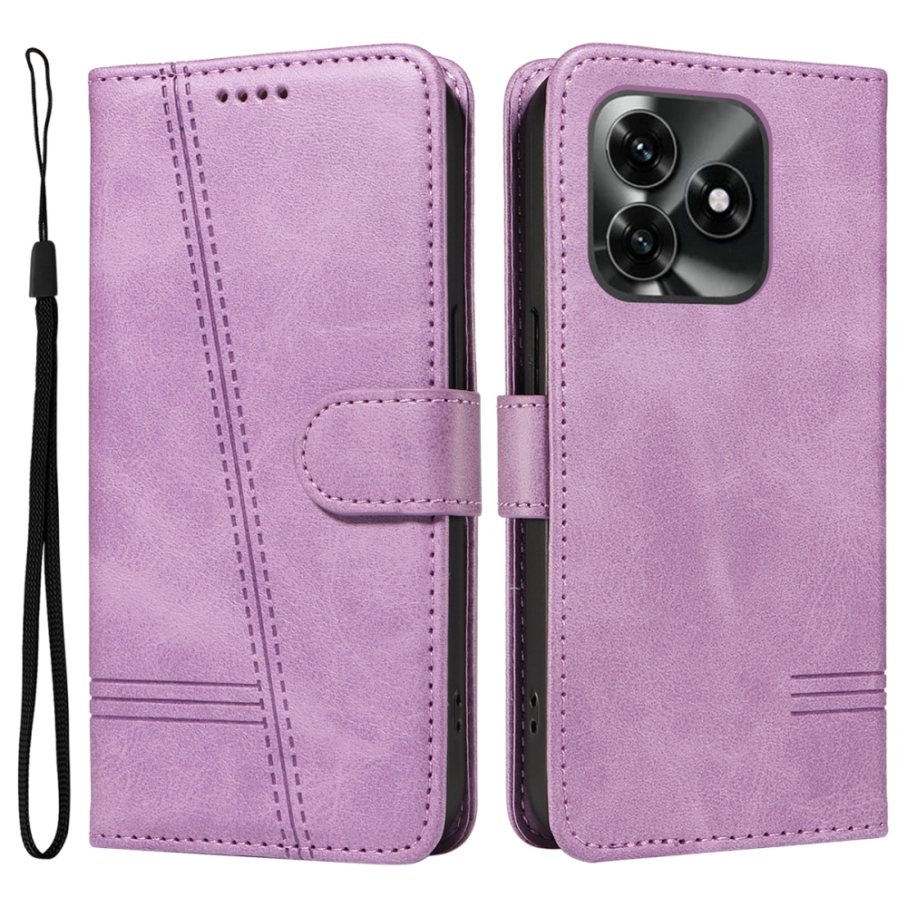 T-Shape knižkové puzdro na Honor X5c Plus - svetlofialové