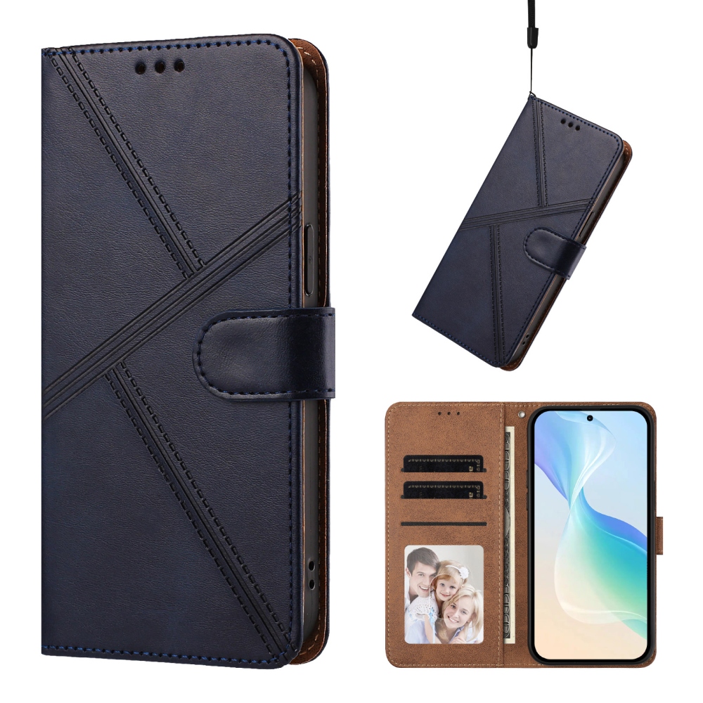 T-Shape knižkové púzdro na mobil Xiaomi Redmi Note 17 Pro 5G - modré