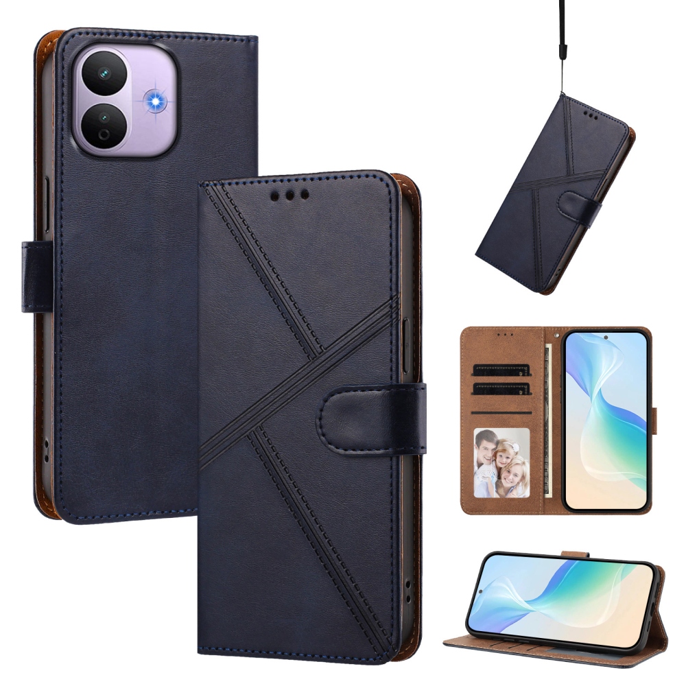 T-Shape knižkové púzdro na mobil Xiaomi Redmi Note 17 Pro 5G - modré