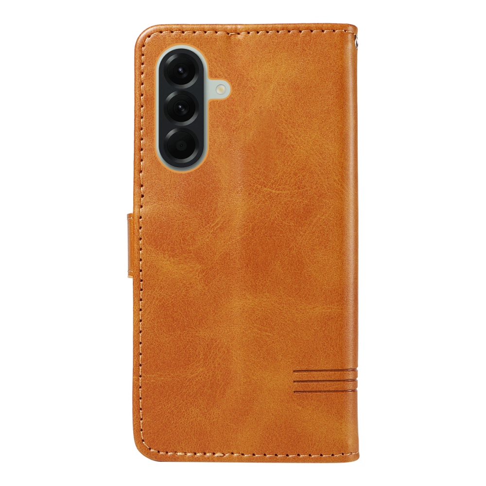 T-Shape knižkové púzdro na Samsung Galaxy A57 5G - hnedé