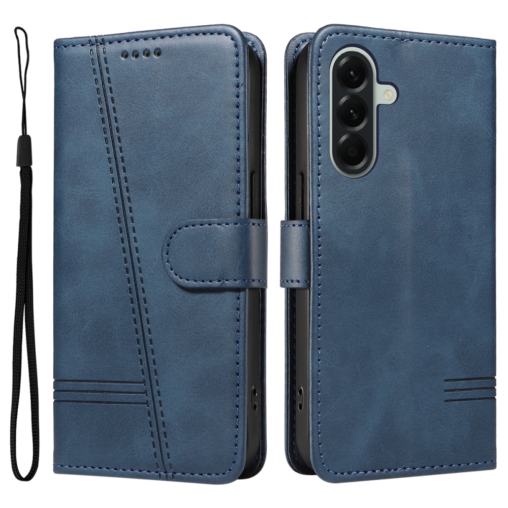 T-Shape knižkové púzdro na Samsung Galaxy A57 5G - modré