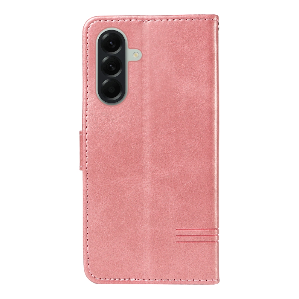 T-Shape knižkové púzdro na Samsung Galaxy A57 5G - ružovozlaté