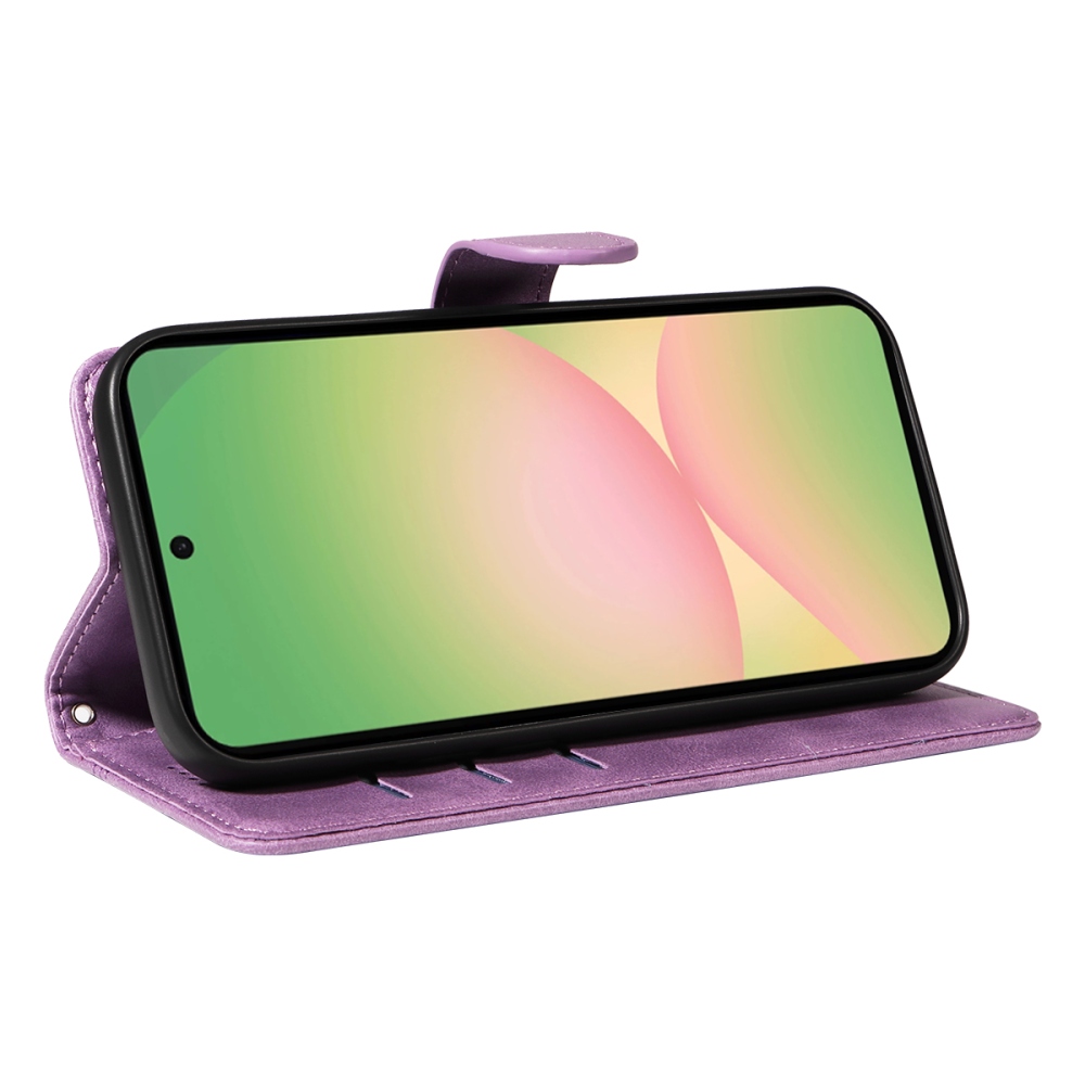 T-Shape knižkové púzdro na Samsung Galaxy A57 5G - svetlofialové