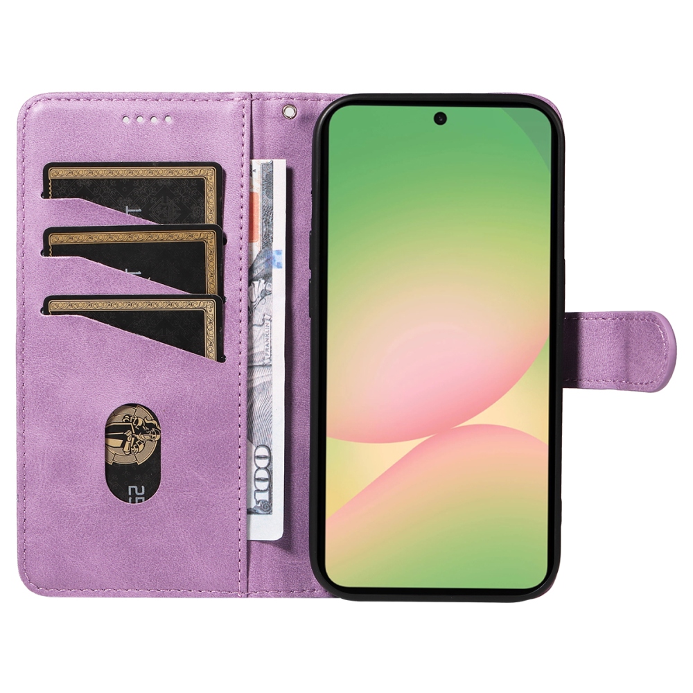 T-Shape knižkové púzdro na Samsung Galaxy A57 5G - svetlofialové