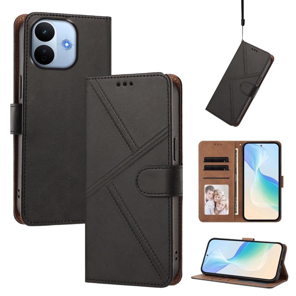 T-Shape knižkové púzdro na Xiaomi Redmi Note 17 Pro Max 5G - čierne