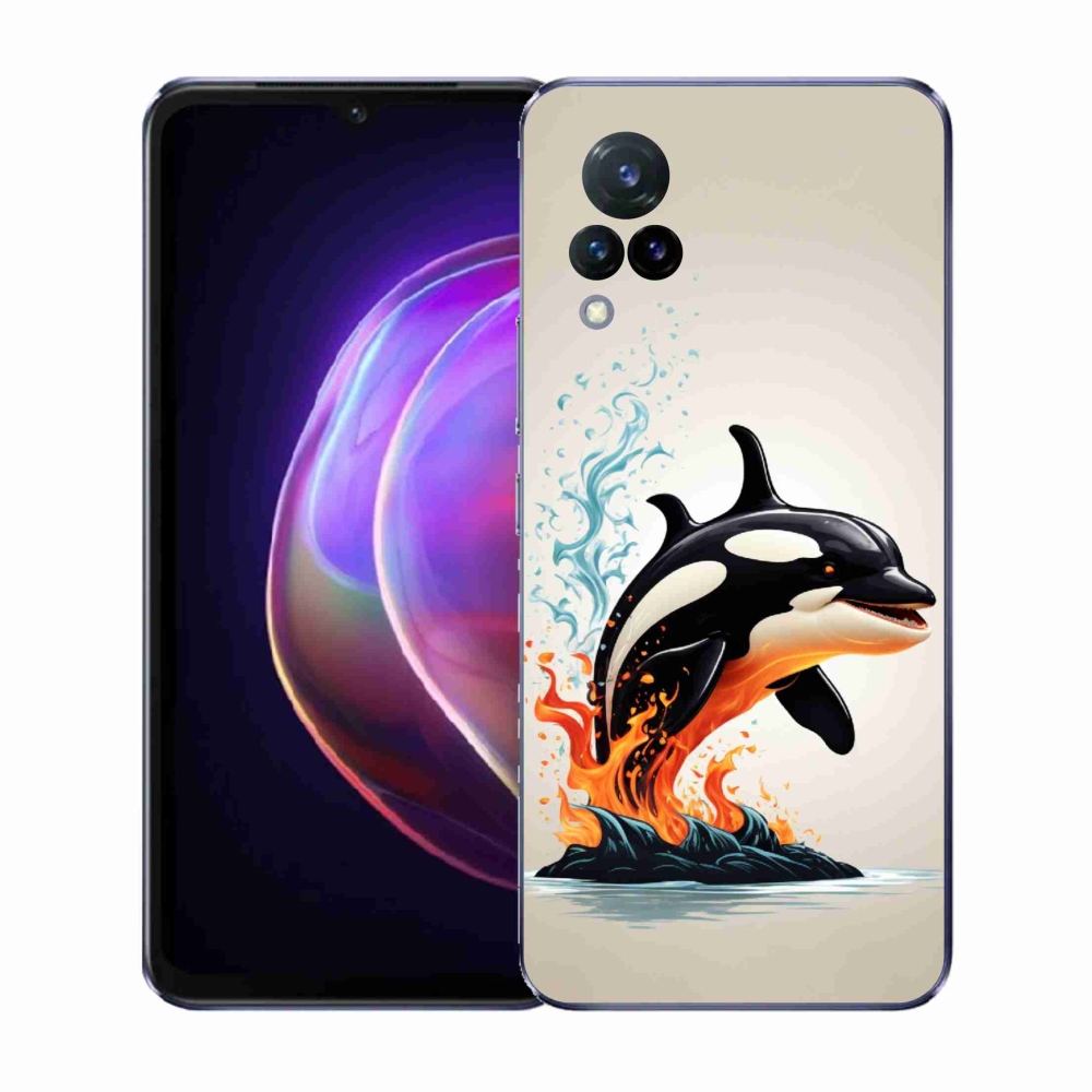 Gélový kryt mmCase na Vivo V21 4G/5G - kosatka