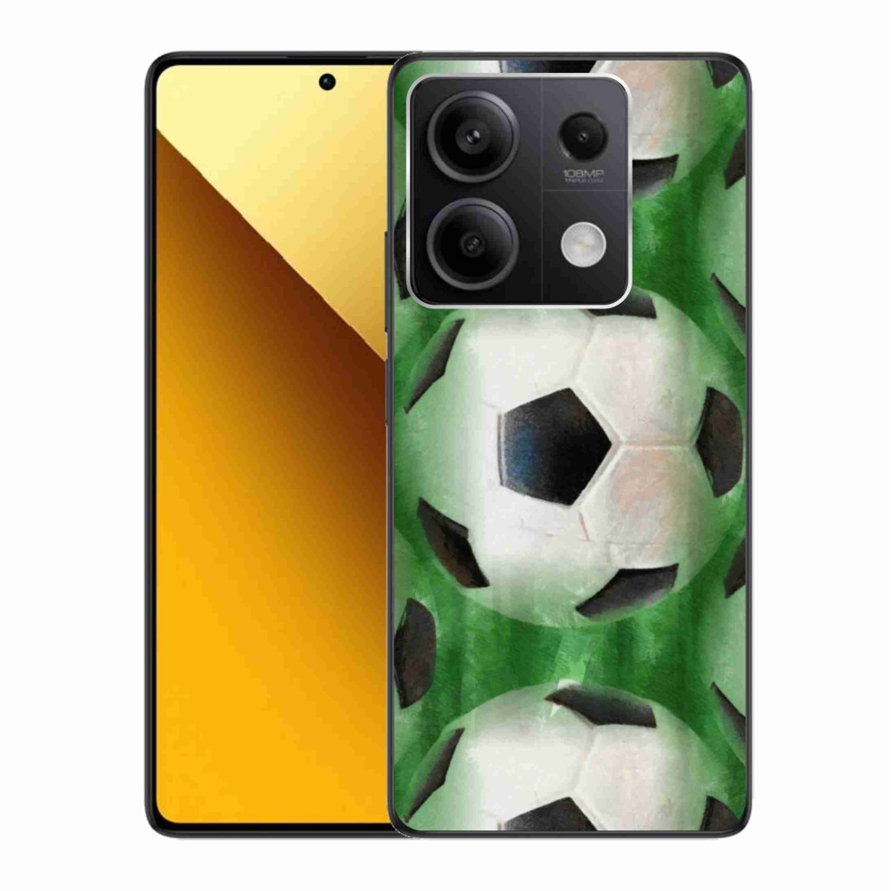 Gélový kryt mmCase na Xiaomi Redmi Note 13 5G - futbalová lopta