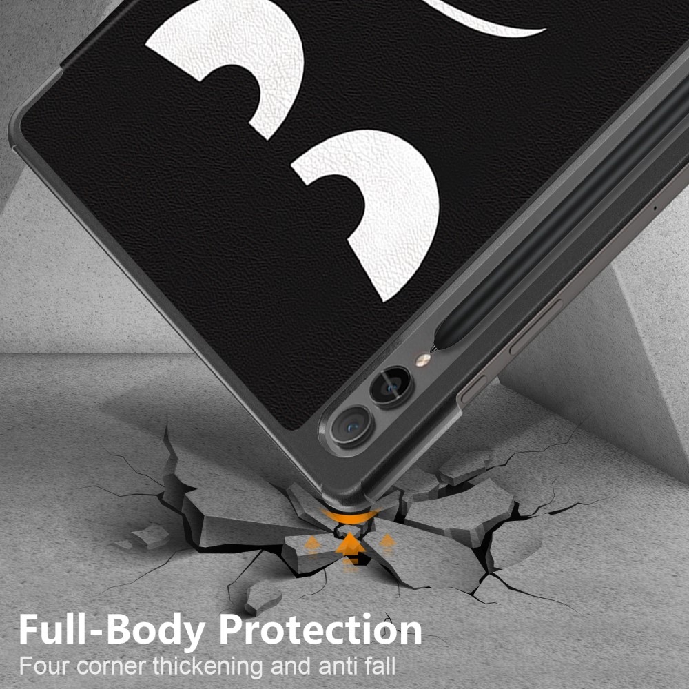 Print chytré zatváracie púzdro na Samsung Galaxy Tab S9 FE+ - nesiahať