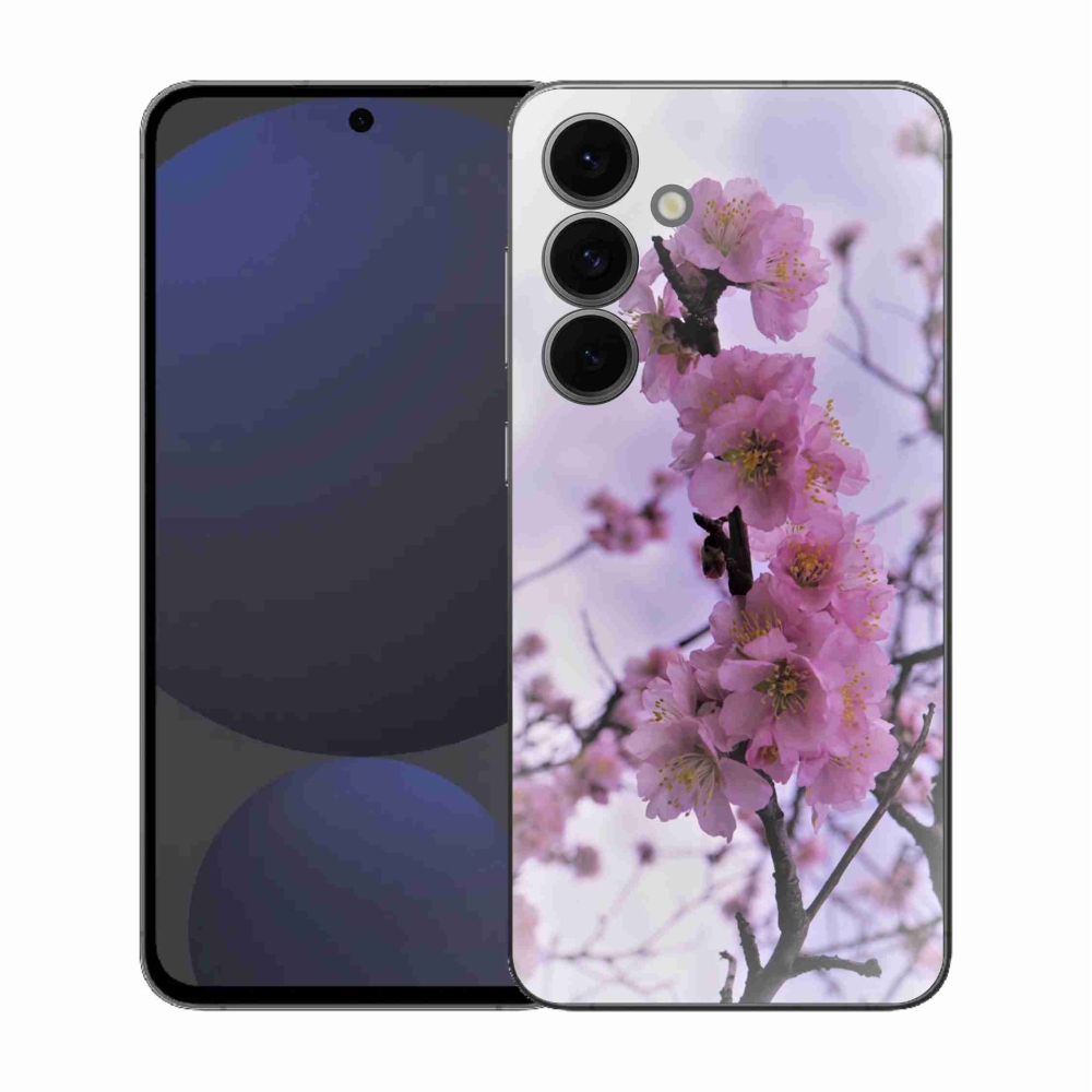 Gélový kryt mmCase na Samsung Galaxy S25 FE - kvety 7