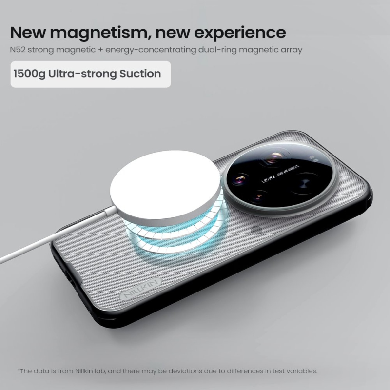 Nillkin Super Frosted PRO Magnetický zadný kryt pre Xiaomi 17 Ultra Transparent Black