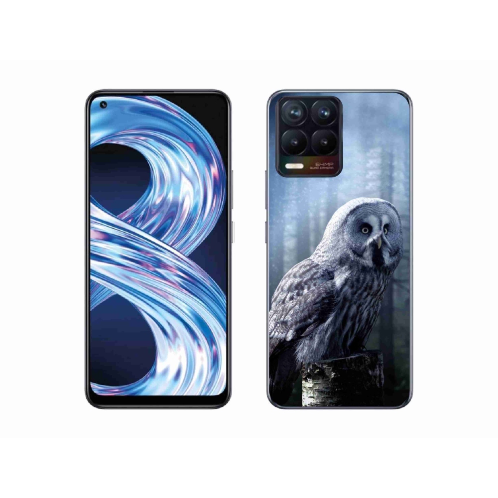 Gélový kryt mmCase na Realme 8 Pro - sova