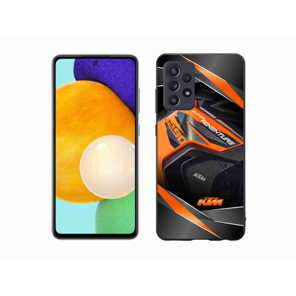 Gélový kryt mmCase na Samsung Galaxy A52s 5G - motorka ktm