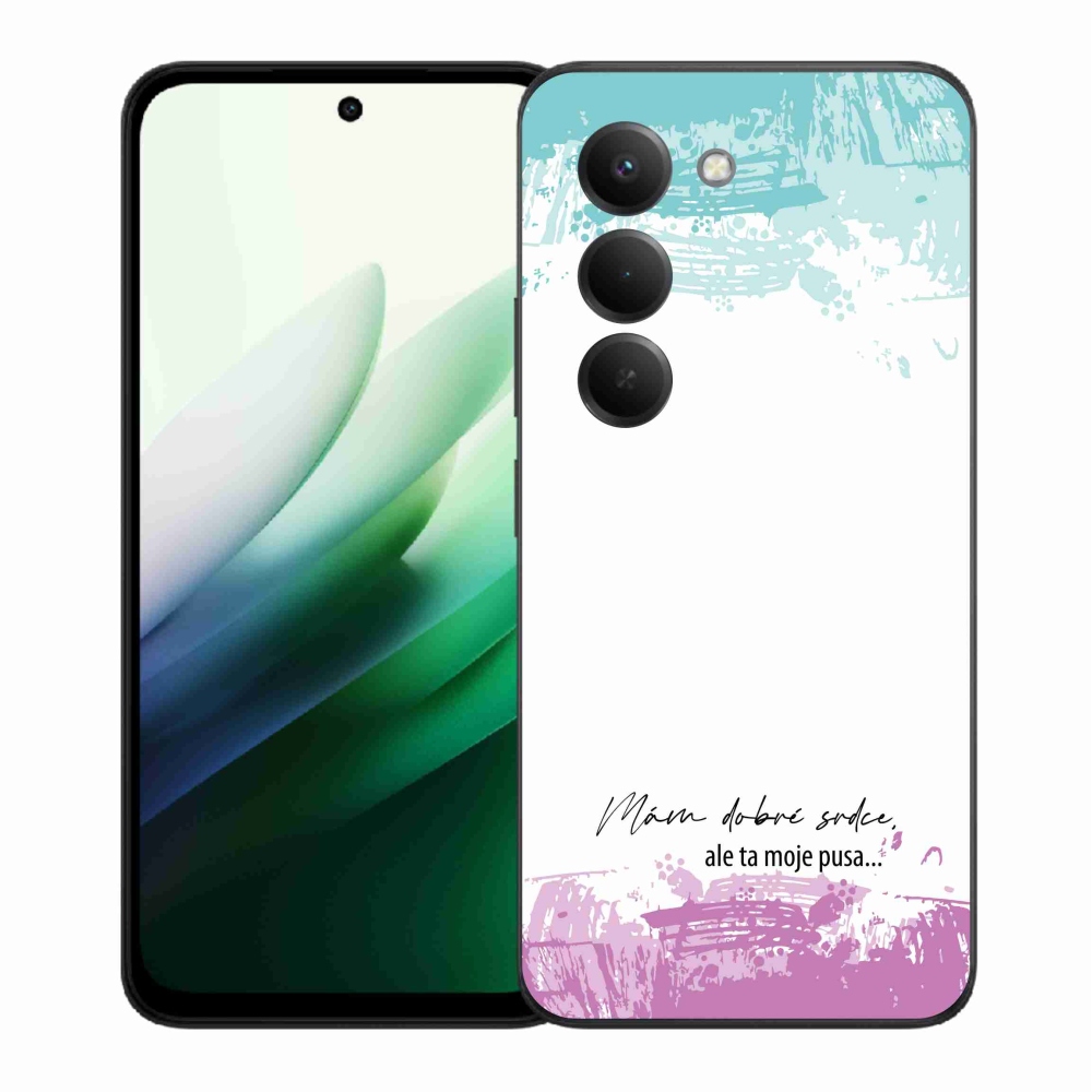 Gélový kryt mmCase na Xiaomi Redmi 15 5G (169mm) - vtipný text 3 biele pozadie