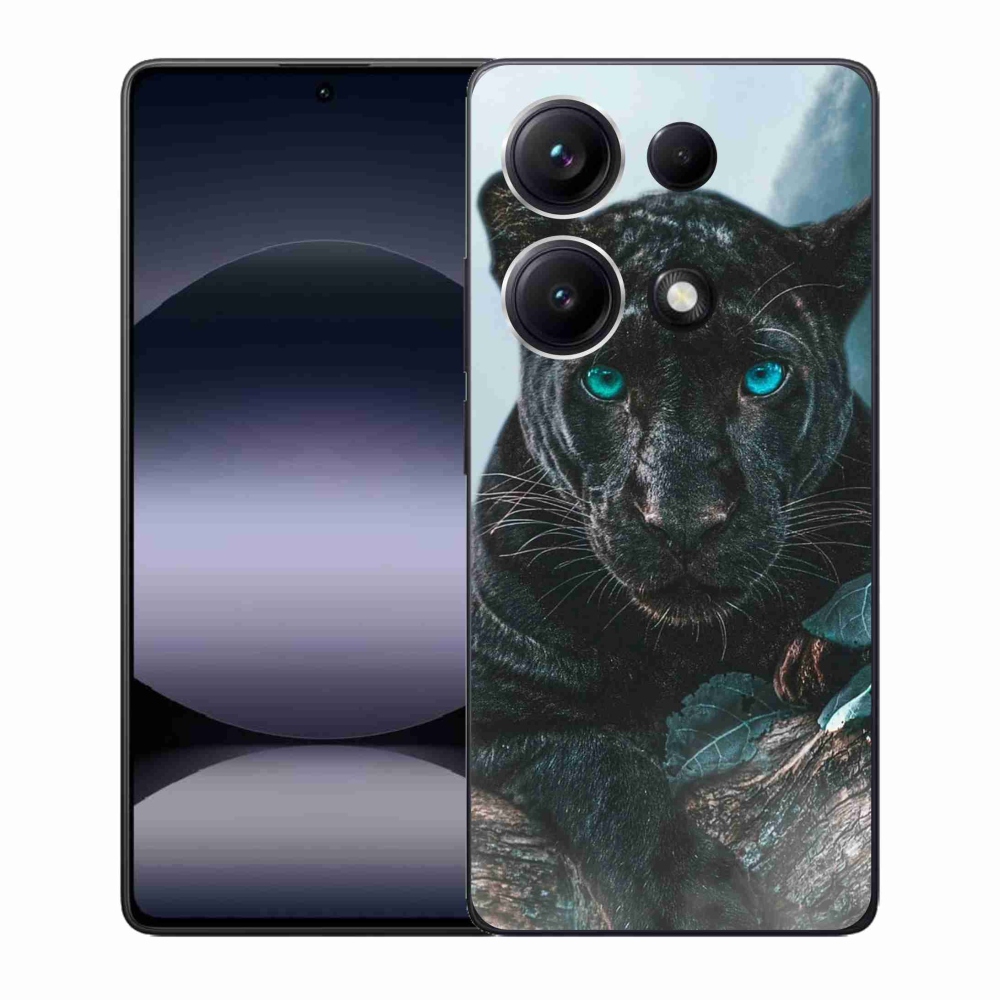 Gélový kryt mmCase na Xiaomi Redmi Note 14S - čierny panter